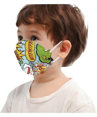 Amdole 50-Piece Children s Colored Mouth Protection | Cute Motif 3D Fish-Shape Masks for Boys & Girls | 4-Layer Breathable Cloth Bandana - Buy Online on GoSupps.com