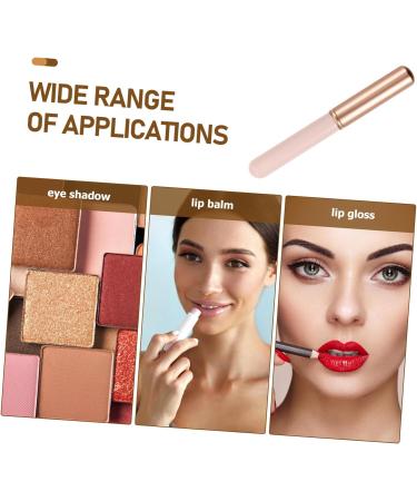 DRESSOOS Lip Blending Brush Makeup Brush Lip Gloss Portable Lip Brush Lipstick Brush Lipstick Applicator Wands Foundation Brush Lip Applicator Smudge Brush Short Aluminum Tube Pink Lip Balm - Buy Online on GoSupps.com