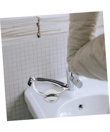 FRCOLOR 2 Pack Metal Razor Stand - Stainless Steel Shaving Holder Stable & Stylish Organizer Perfect Gift for Men - 10.5x8.7cm - Buy Online on GoSupps.com