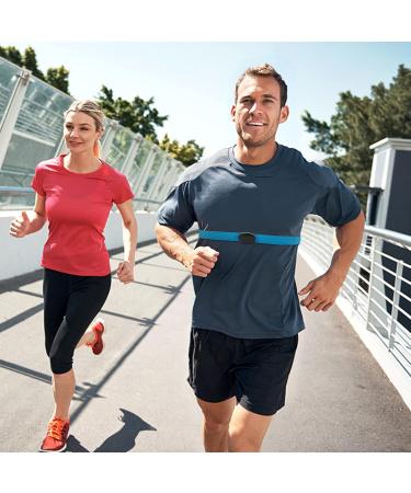 ONLYESH BRISDGURT Adjustable Elastic Replacement Belt with Heart Rate Meter | Compatible with Polar Garmin Wahoo | Sport & Running Gear Blue - Buy Online on GoSupps.com
