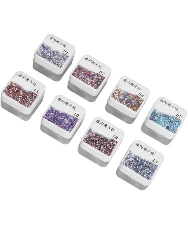 Glitter Nail Polish Gel Sparkly Portable Glitter Nail Gel Manicure for Salon - Buy Online on GoSupps.com