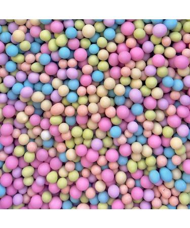 Easter pastel edible chocolate ball sprinkles pink lilac blue yellow cakes cupcake toppers sprinkle mix blend pearls decoration baking biscuits cake topper SMALL PASTEL CHOCOBALLS - Buy Online on GoSupps.com