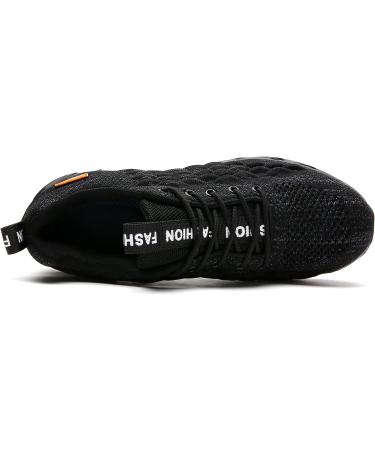SKDOIUL Men's Black Sport Running Tennis Walking Sneakers - Size 10.5 - Buy Online on GoSupps.com