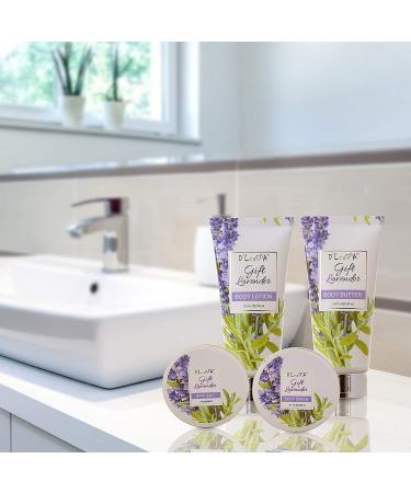 Luxury Lavender Spa Gift Basket for Women - At-Home Pampering Kit with Bath Bombs, Shampoo Bar, Eye Mask, and More | Perfect Mother's Day Gift - 15pcs - Buy Online on GoSupps.com