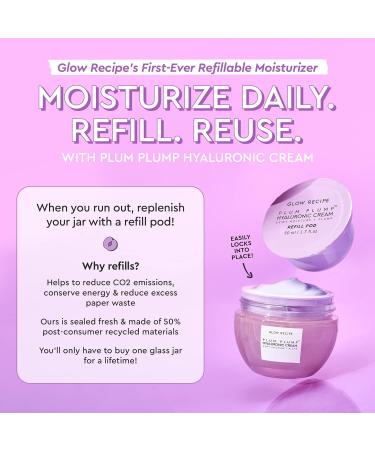 Glow Recipe Glow Reciple Mini Watermelon Glow PHA + BHA Facial Toner & Pore Minimizer with Hyaluronic Acid (40 ml) + Plum Plump Hyaluronic Acid Moisturizer Face Cream for Dry Skin (50 ml) - Buy Online on GoSupps.com