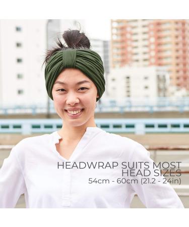 CHARM Women Chunky Turban Headband - Stylish Winter Head Wrap & Chemo Hat for Natural Hair in Black | International Shipping Available - Buy Online on GoSupps.com