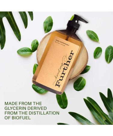 Furthe Glycerin Hand Soap 16oz (Pack of 2) - Sustainable Natural Liquid Soap - Buy Online on GoSupps.com