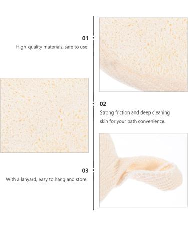 5 Pack Exfoliating Shower Loofah Sponge Pads | Body & Face Scrubber for Men & Women | Spa Quality Bath Brush - Buy Online on GoSupps.com