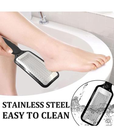 Foot Rasp and Callous Remover for Extra Smooth Feet - Foot File for Pedicure and Corn Removal - Black - Buy Online on GoSupps.com