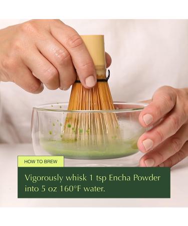 Encha Ceremonial Grade Matcha Green Tea Powder - Organic Japanese Matcha Tea From Uji, Japan - 30g/1.06oz, First Harvest - Pack of 1 - Buy Online on GoSupps.com