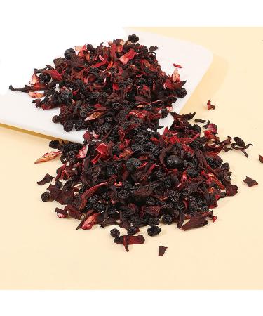 Strawberry Blueberry Fruit Tea Roselle Flower Tea Flower Tea No-cook Fruit Tea (100g/ bottle) - Buy Online on GoSupps.com