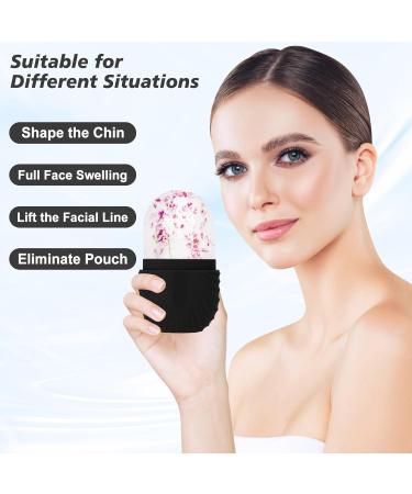 Ice Roller Ice Roller Facial Facial Ice Roller Facial Treatment Ice Compress Shrinks Pores Anti-Wrinkle Reduces Swelling Improves Skin Elasticity - Black - Buy Online on GoSupps.com