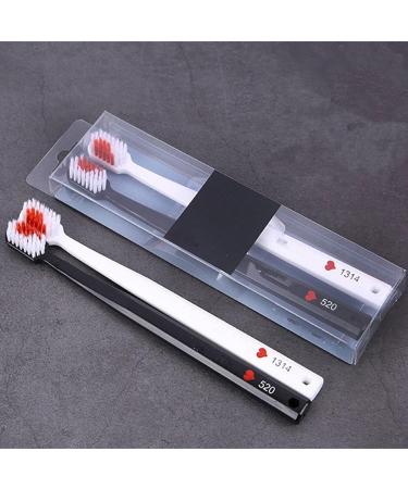 Buy SUICRA Heart Pattern Adult Toothbrushes - 2 Pcs Pack | Anti-Professional Dental Care | International Shipping Available - Buy Online on GoSupps.com