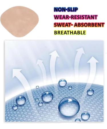 Shoe Heel Repair Kit - 2 Pair Self-Adhesive Heel Hole Patch for Sports Shoes - Soft & Durable Brown Repair Solution - Buy Online on GoSupps.com