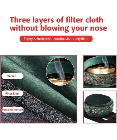 Portable Moxibustion Box & Bag - Moxa Burner for Shoulder Pain Relief | Moxibustion Device with Velvet Cover - Buy Online on GoSupps.com