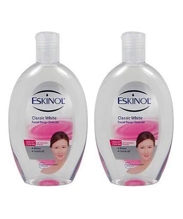 Bundle of 2 Eskinol Classic White Facial Deep Cleaner 225ml