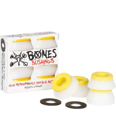 Bones Wheels Medium Bushings - White (2 Set) | High-Quality Skateboard Bushings - Buy Online on GoSupps.com