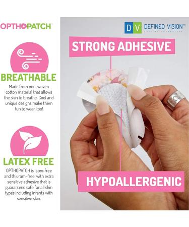 Buy Opthopatch Kids Eye Patches - Fun Girls Design | 60 + 10 Bonus Latex-Free Hypoallergenic Bandages for Amblyopia & Cross Eye | Free Shipping Worldwide - Buy Online on GoSupps.com