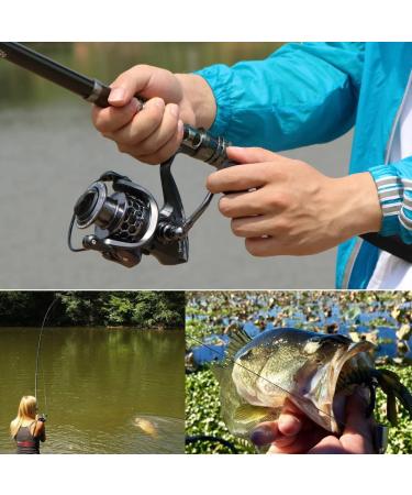 Sougayilang Spinning Fishing Rod and Reel Combo | Portable Telescopic Pole for Travel | Saltwater & Freshwater | 2.1M/6.89Ft Rod + XY 3000 Reel | Full Fishing Kit - Buy Online on GoSupps.com