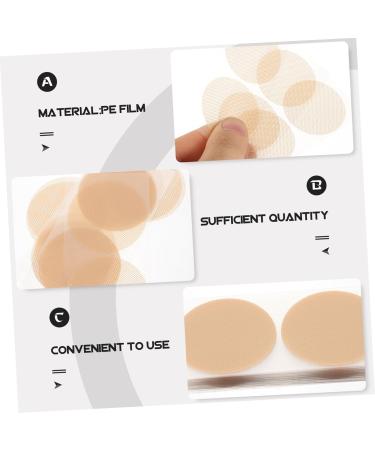 Lurrose Men's Nipple Stickers - 50 Pairs Invisible Nipple Covers & Accessories - 3.5x3.5cm Breast Pads for Men - Shop Internationally - Buy Online on GoSupps.com