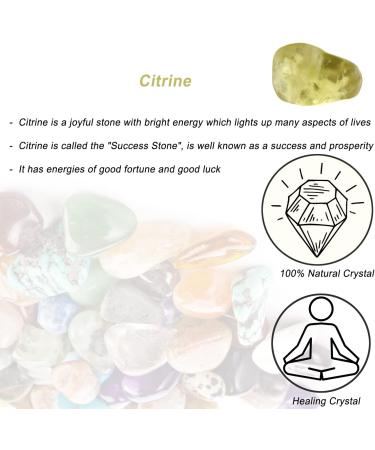 Citrine Healing Crystal Stones 1.25-2.0 Large - Natural Tumbled Gemstones for Reiki, Energy Healing, Meditation & Witchcraft - Buy Online on GoSupps.com