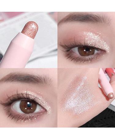  Ziennhu Green Glitter Eyeshadow Waterproof And Long Lasting Green Eyeshadow Stick Nazcr Cream Pencil Eyeliner Metallic Glitter Eye Makeup Pen - Buy Online on GoSupps.com