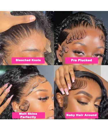 34 Inch Deep Wave HD Lace Front Wig | 180% Density Glueless Human Hair Wig | Wet and Wavy Curly Wig for Women - Buy Online on GoSupps.com