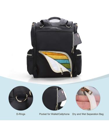 Pipi Bear Diaper Bag Backpack for Boys and Girls | Multifunctional Mommy Bag with Stroller Hooks - Buy Online on GoSupps.com