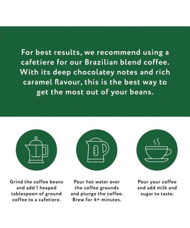Presto Coffee House Filter Speciality Coffee Beans 1kg | Medium Roast | Sweet Cocoa & Peanuts | Rainforest Alliance Certified | 100% Arabica - Buy Online on GoSupps.com