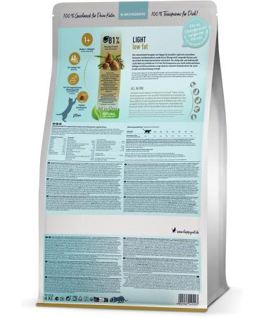 Happy Cat 70602 Sensitive Adult Light - Dry Food for Overweight Cats - Poultry Formula - 300g | International Shipping Available - Buy Online on GoSupps.com