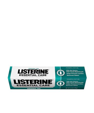 Listerine Essential Care Original Gel Fluoride Toothpaste - 4.2 oz (Pack of 6) | Prevents Bad Breath & Cavities | Powerful Mint Flavor - Buy Online on GoSupps.com