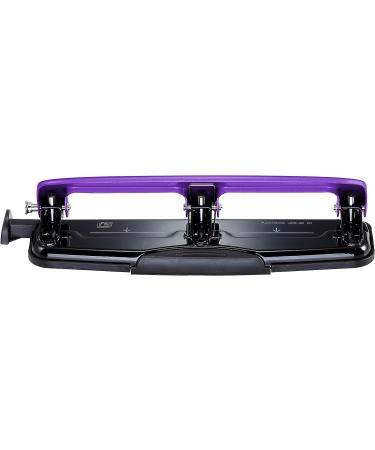 Bostitch Office EZ Squeeze 3-Hole Punch - Purple (2105) | 12 Sheets Capacity - Buy Online on GoSupps.com