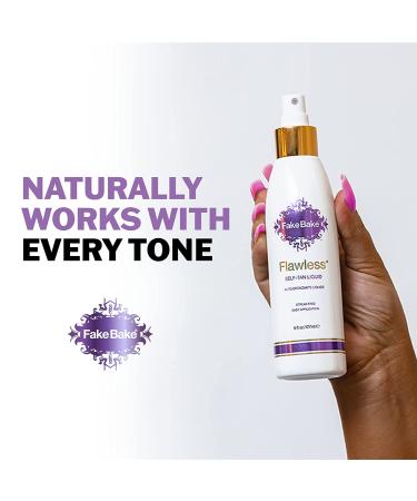 Fake Bake Flawless Self-Tanning Liquid, 6 oz (Pack of 2) - Streak-Free, Long-Lasting Natural Glow - Sunless Tanner with Professional Mitt - Black Coconut Scent - For All Skin Tones - Buy Online on GoSupps.com