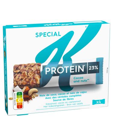 Kellogg's Special K Protein Cocoa Cashew Cereal Bars - 4x28g