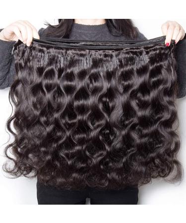 Tasumla 12A Brazilian Virgin Human Hair Bundles - 16/18/20 Inch Body Wave 3 Bundle Deal - Unprocessed Natural Color Weft Weave Extensions - Buy Online on GoSupps.com