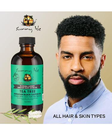 Sunny Isle Jamaican Black Castor Oil with Tea Tree Oil 118ml - Buy Online on GoSupps.com