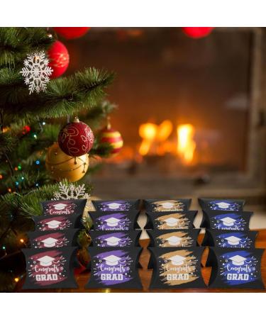 lxuebaix 50pieces Candy Boxes for Graduation Party Favors Graduation Caps Gift Boxes/Centerpieces Graduation Ceremony Decoration Orange - Buy Online on GoSupps.com