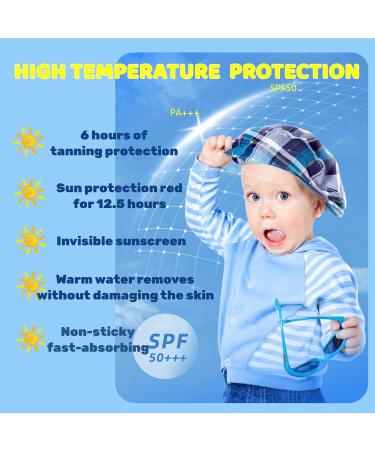 SPF 50 Moisturizing Sun Cream for Delicate Skin - Hypoallergenic & Waterproof - Buy Online on GoSupps.com
