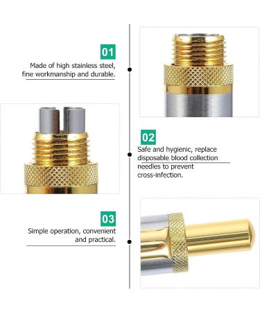 DOITOOL Stainless Steel Lancet Point Pen - Blood Glucose Testing Tool - Buy Online on GoSupps.com