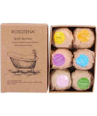 Haofy 6-Piece Handmade Bath Bombs Gift Set | Perfect Moisturizing Bath Balls for Women Girls & Children | Ideal Birthday Valentine's Day & Christmas Gifts - Buy Online on GoSupps.com