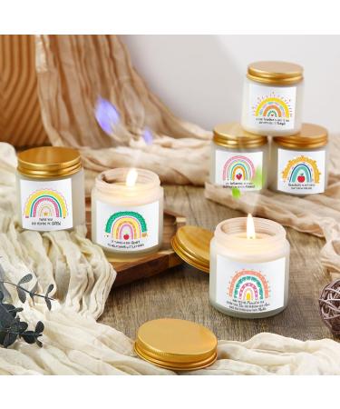 Uiifan 12 Pcs Teacher Appreciation Gifts - Organic Aromatherapy Candles | Stress Relief Scented Candle Set for Women | Perfect Christmas Thank You Gift - Buy Online on GoSupps.com