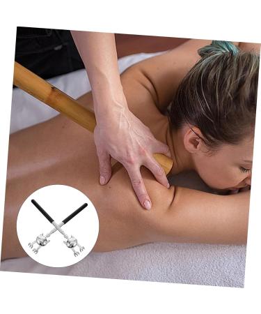 Minkissy 2-Piece Back Scratchers | Stainless Steel Anti-Itching Long Handle Body Scratch Stick - Buy Online on GoSupps.com