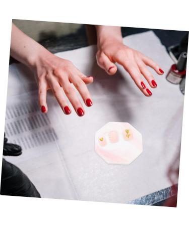 Ciieeo 4pcs Marbled Coasters & Nail Display Boards - Stylish Fruit Platter Tray Cake Stand & Nail Tools for Parties - International Shipping Available - Buy Online on GoSupps.com