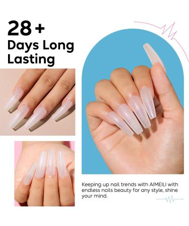 AIMEILI 5-in-1 Rubber Base Gel Sheer Color Polish - (580) 10ml - Buy Online on GoSupps.com