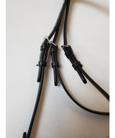 Nilo Hanna COB Bridle - High-Quality Black Rhinestone Horse Bridle with Reins | Durable 1 Piece for Thoroughbreds - Buy Online on GoSupps.com