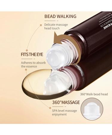 Caffeine Anti-Aging Eye Serum Eyozen Coffee Under Eye Serum Caffeine Eye Serum Under Eye Roller Cream for Dark Circles And Puffiness Retinol Anti-Wrinkle Eye Serum Oil (2pc) - Buy Online on GoSupps.com