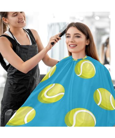 Waterproof Barber Cape - Cute Tennis & Cheetah Design Hair Cutting Bib for Men & Women | Unisex Haircut Cape - Buy Online on GoSupps.com