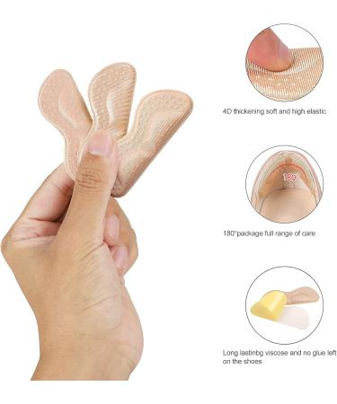 Buy Heel Grips Liner for Men & Women - Back of Heel Cushions for Loose Shoes Prevent Blisters & Slipping (4 Pairs) - Ideal Shoe Filler - Buy Online on GoSupps.com