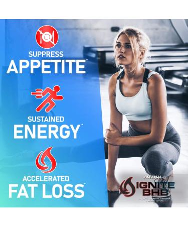 Ignite BHB + Caffeine Premium Endurance Formula for Muscle Growth, Recovery & Energy | Award-Winning Rocket Pop Taste | 20 Servings - Buy Online on GoSupps.com