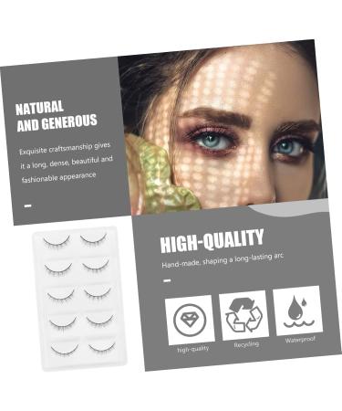 Beaupretty 10pairs Fake Eyelashes Fake Lashes Strip Eyelashes Creative Eyelashes Soft Thick Lashes Women Eyelashes Strip Lashes Magnetic False Eyelashes High-grade Fiber Girl Su - Buy Online on GoSupps.com